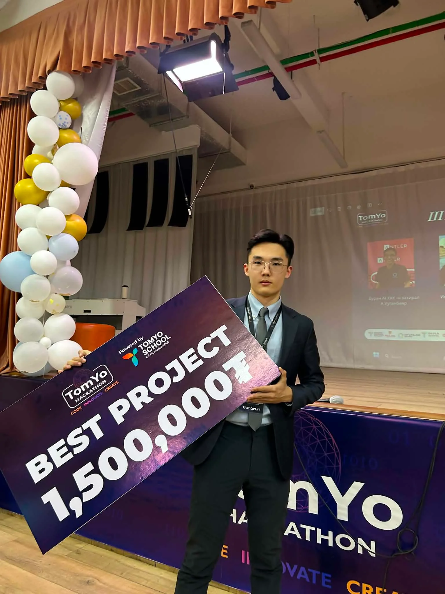 TomYo Hackathon 1st Place Award